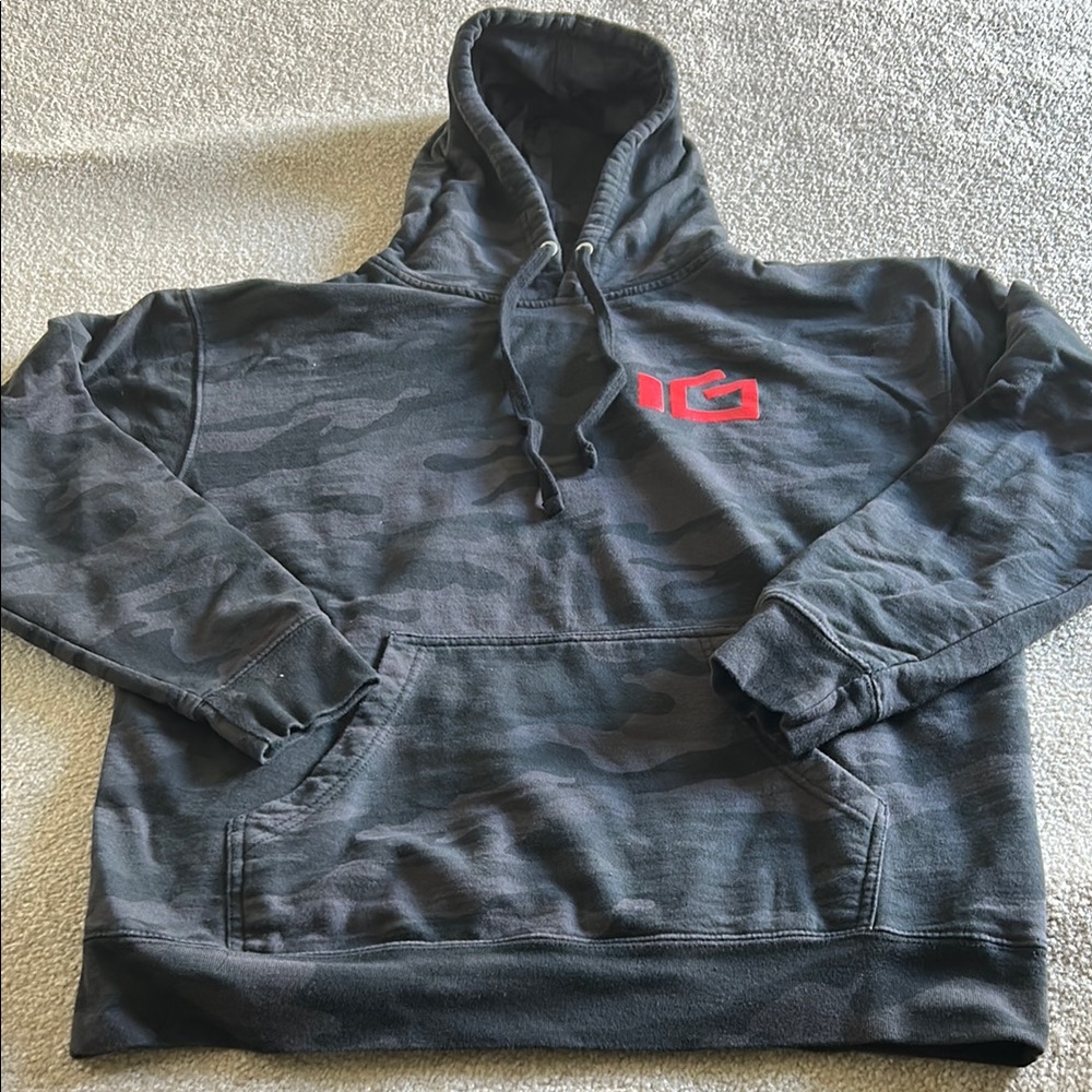 Women’s Black Camouflage Hoodie